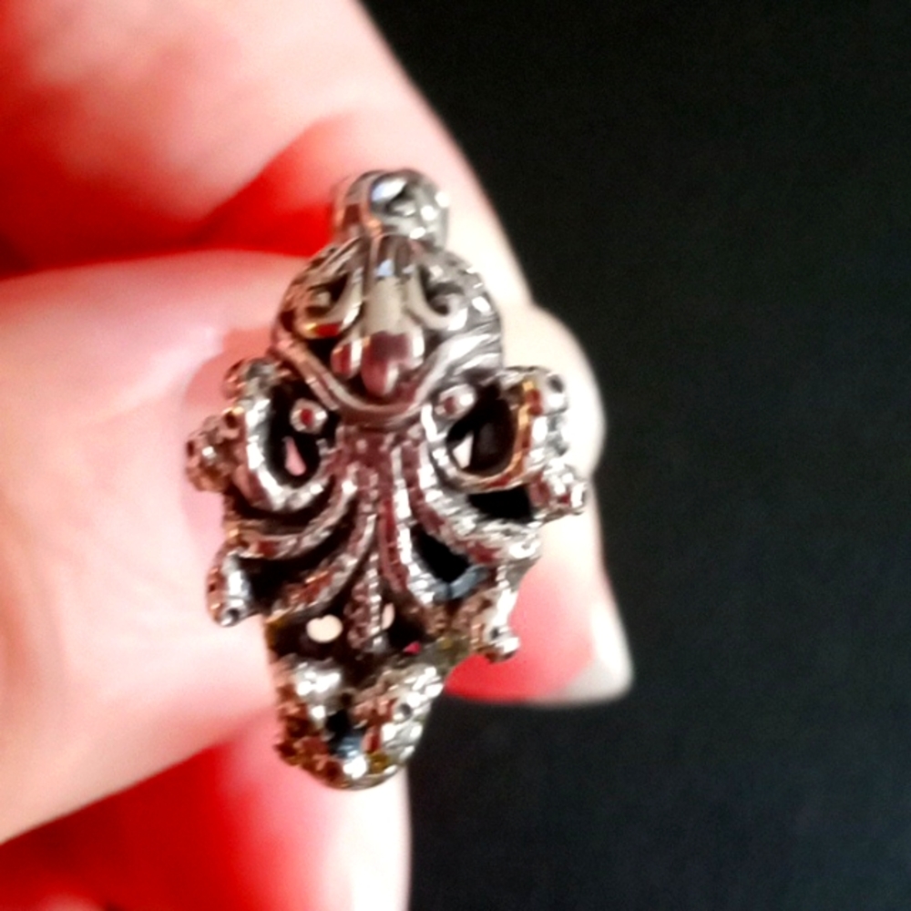 BALI LEGACY STERLING SILVER OCTOPUS RING